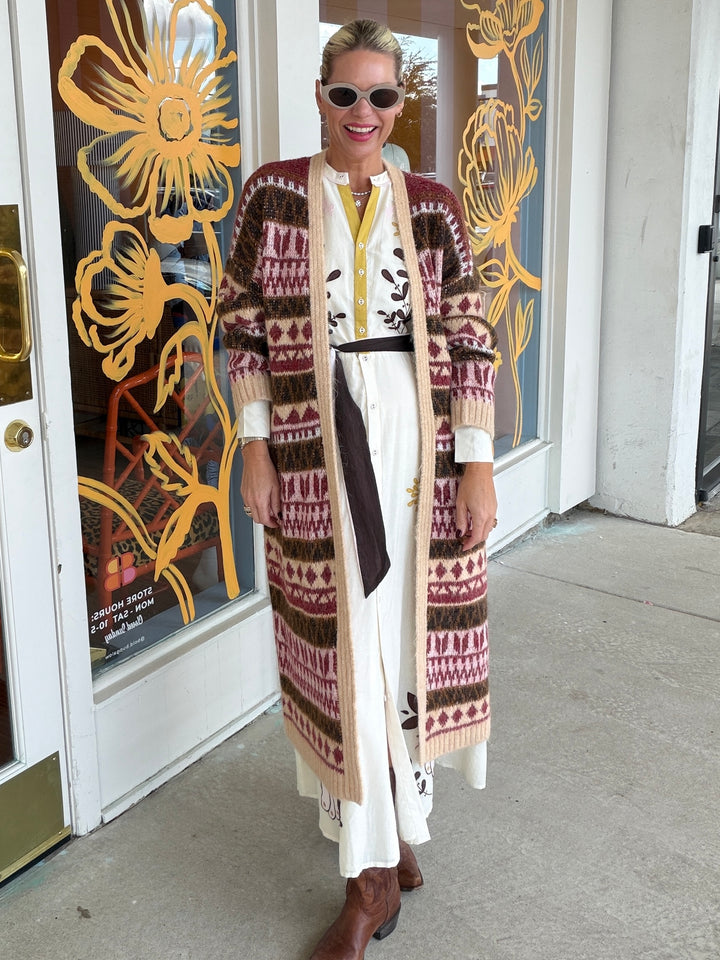 FOLKSIE LONG CARDIGAN