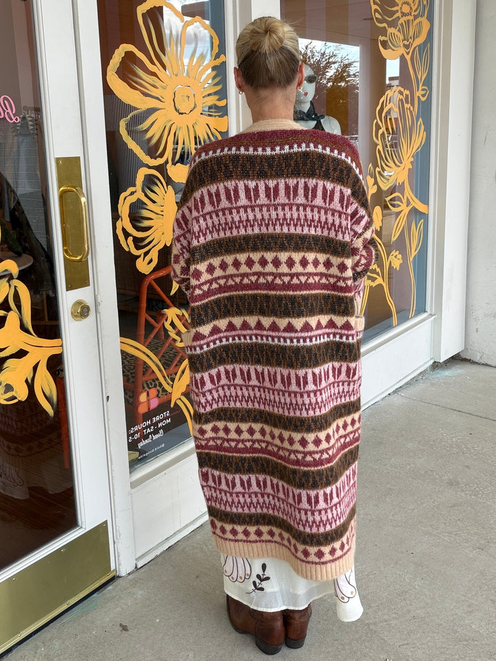 FOLKSIE LONG CARDIGAN