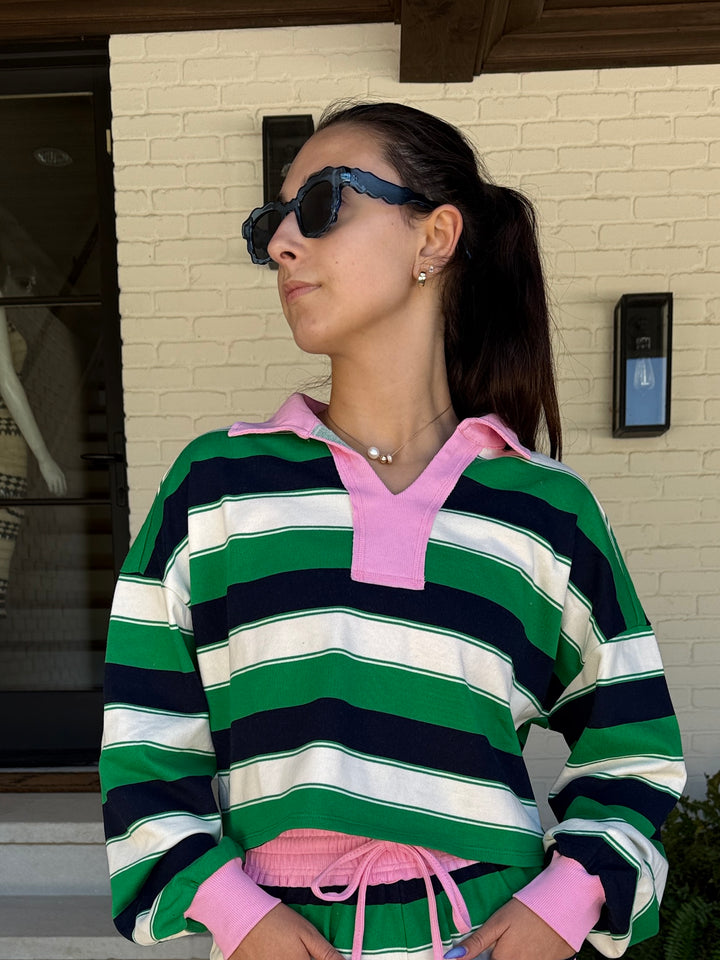 BUFFY STRIPE TOP