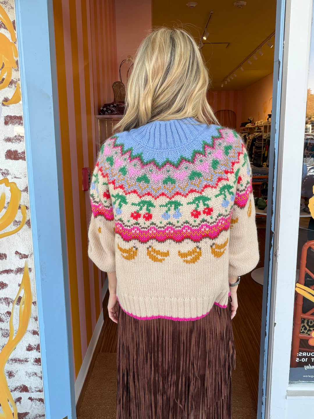 FAVIE FAIR ISLE SWEATER