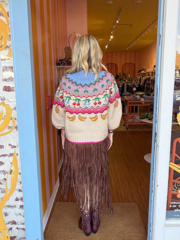 LEO FRINGE SKIRT