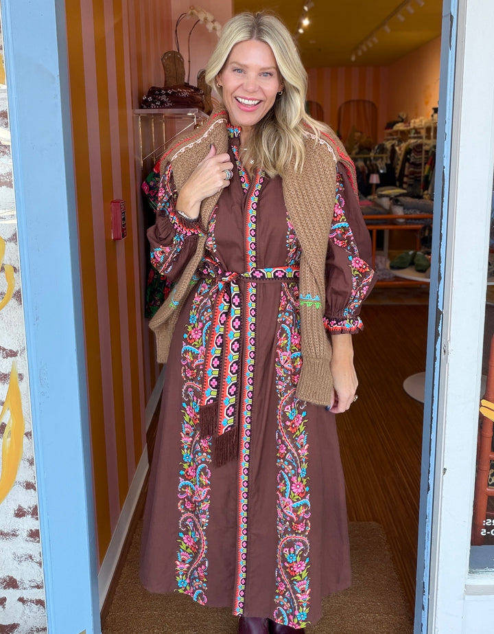 CARLISLE LONG SLEEVE DRESS
