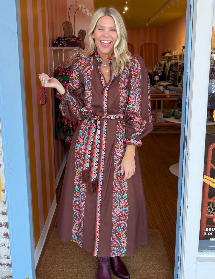 CARLISLE LONG SLEEVE DRESS