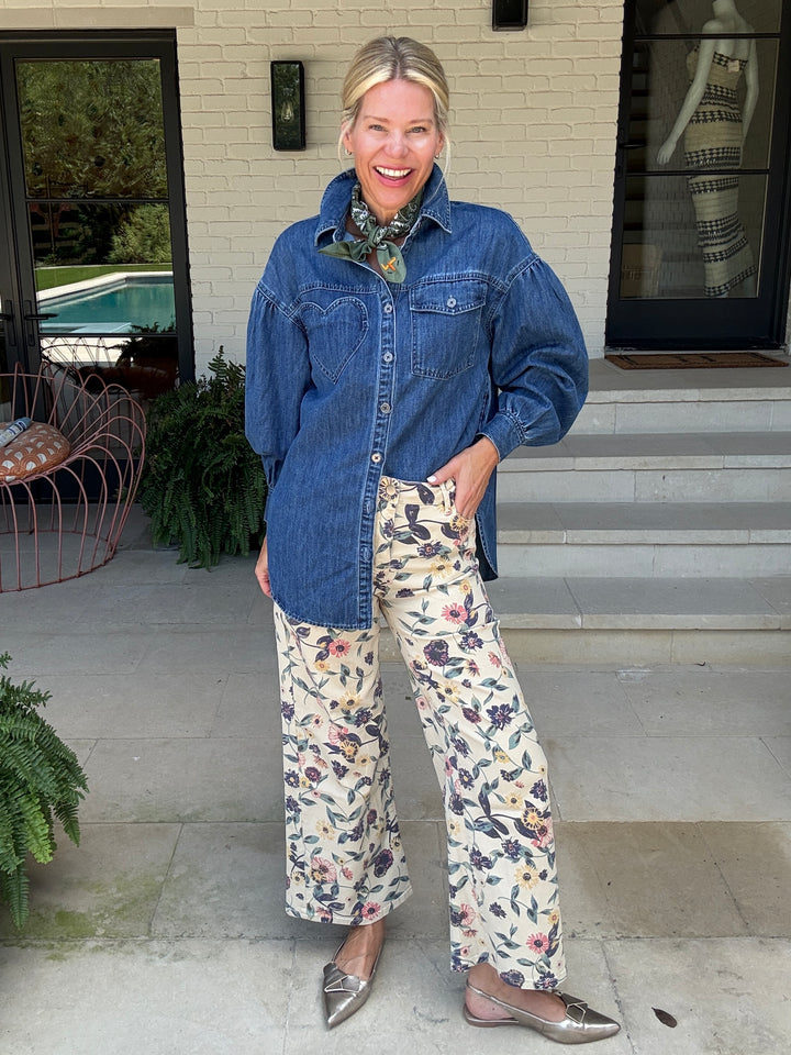 FELINA FLORAL JEAN