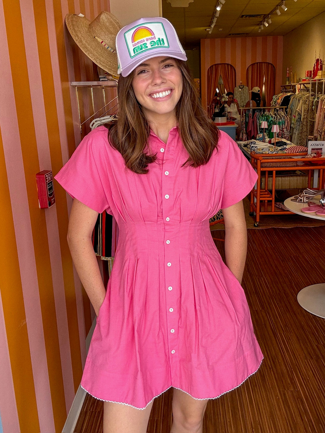 MILLIE PINK DRESS