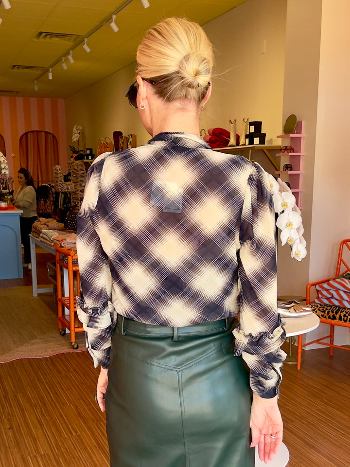 MAVEN TIE BLOUSE