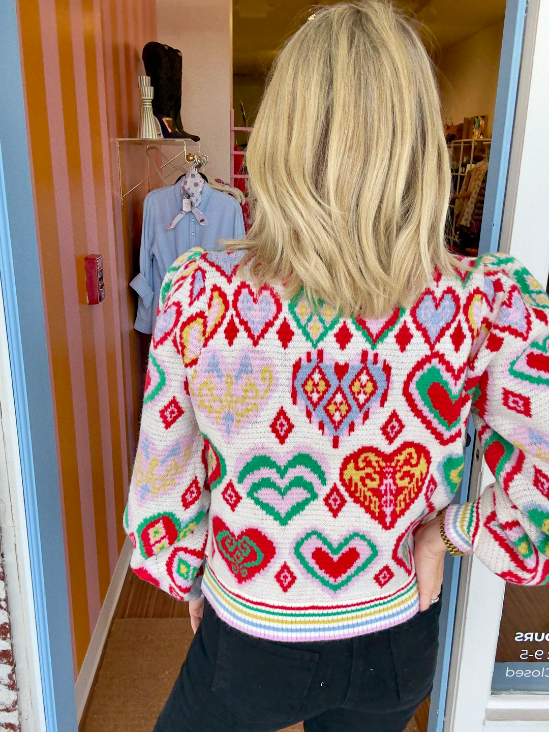 CRAZY HEART SWEATER