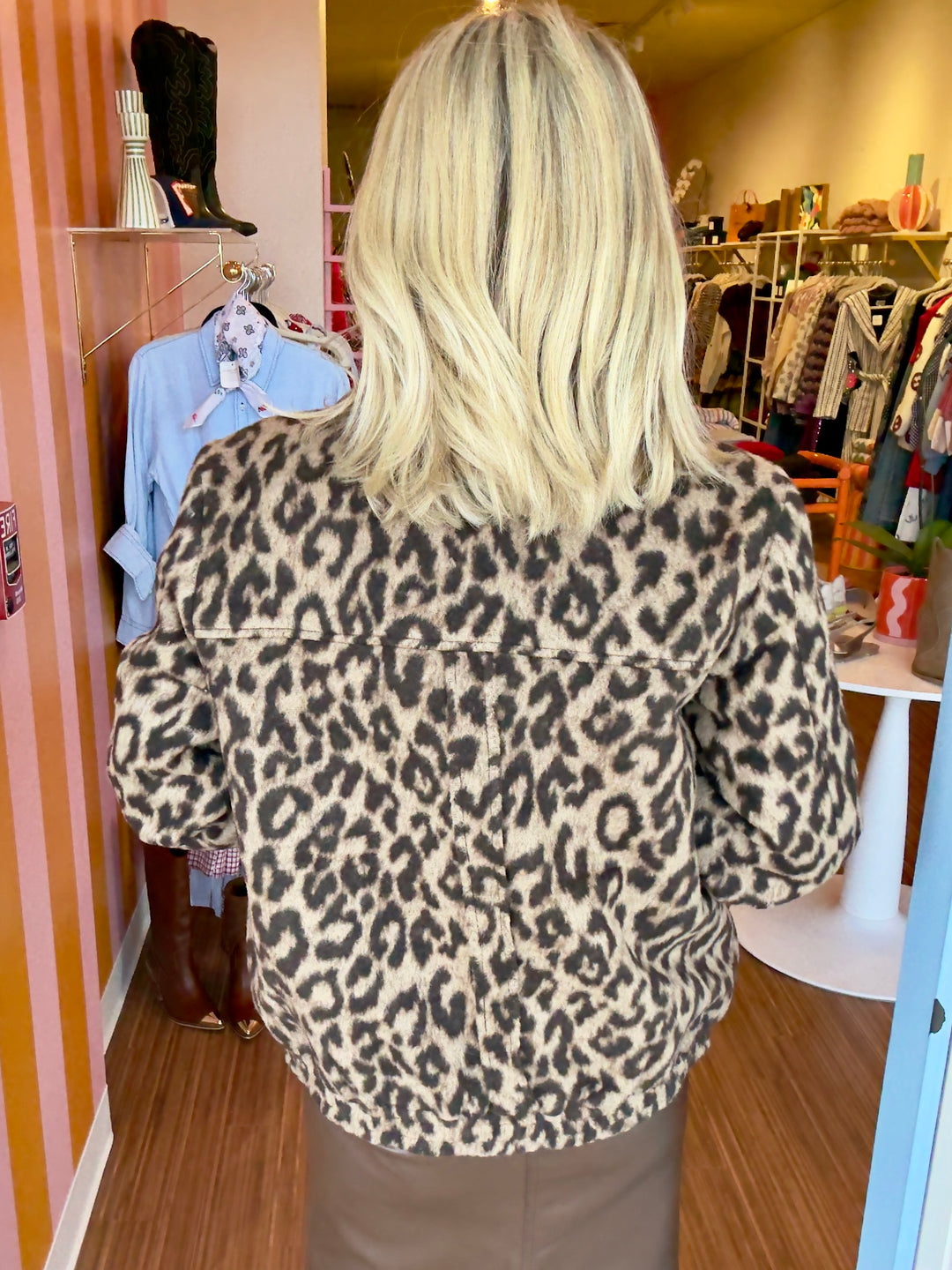 BELINE LEOPARD JACKET