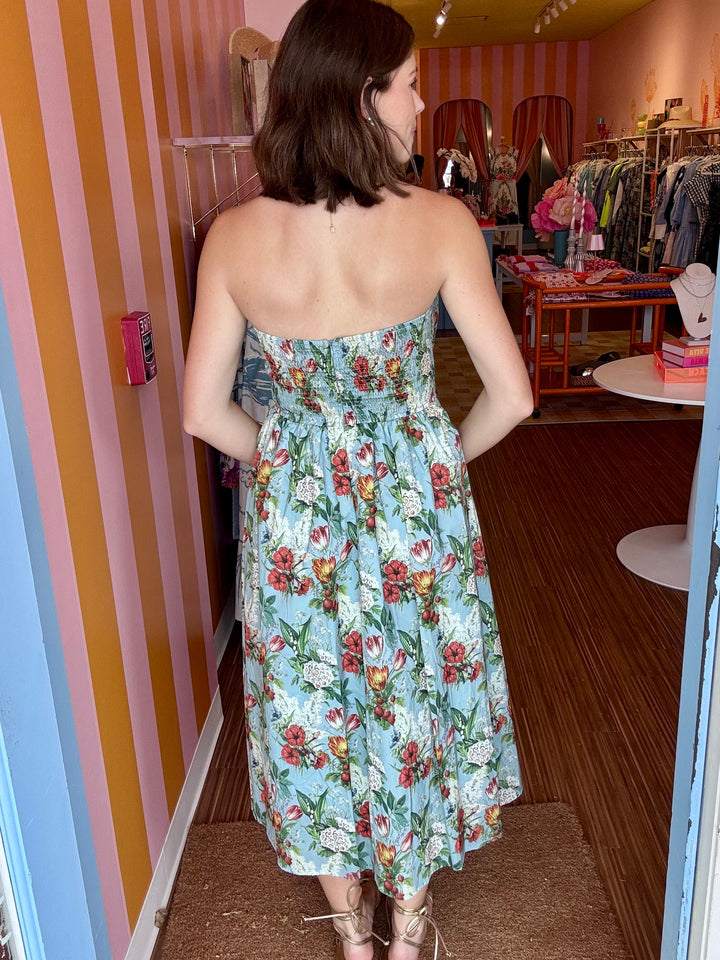LUCY STRAPLESS DRESS