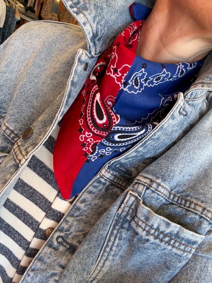 SUGAR BANDANDA RED/BLUE