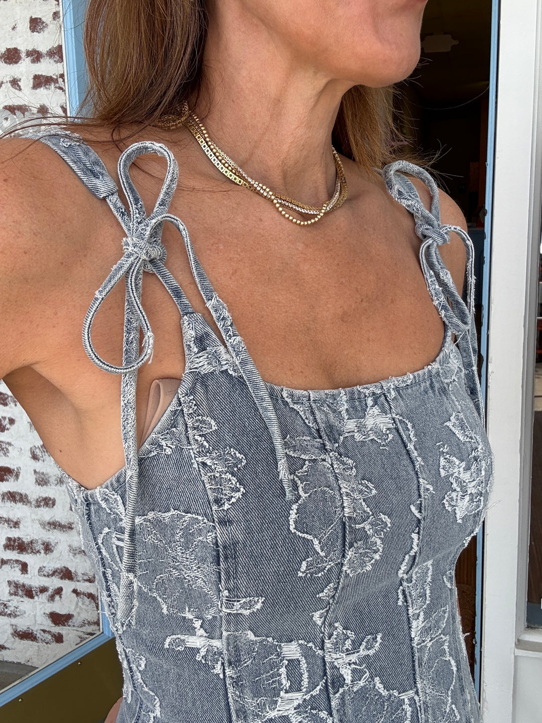 GENOVA DENIM SUNDRESS