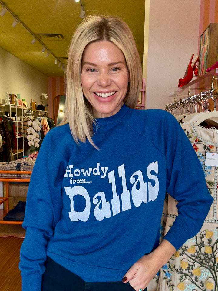 HOWDY SWEATSHIRT BLUE