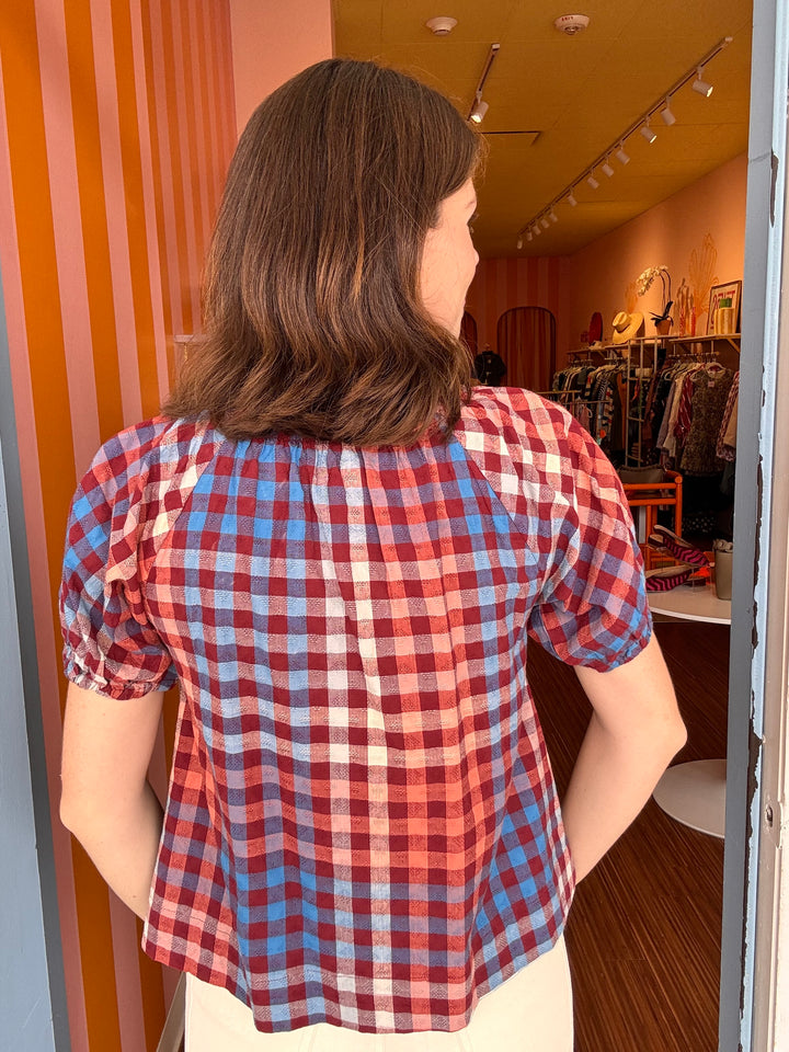 FRAN GINGHAM TOP