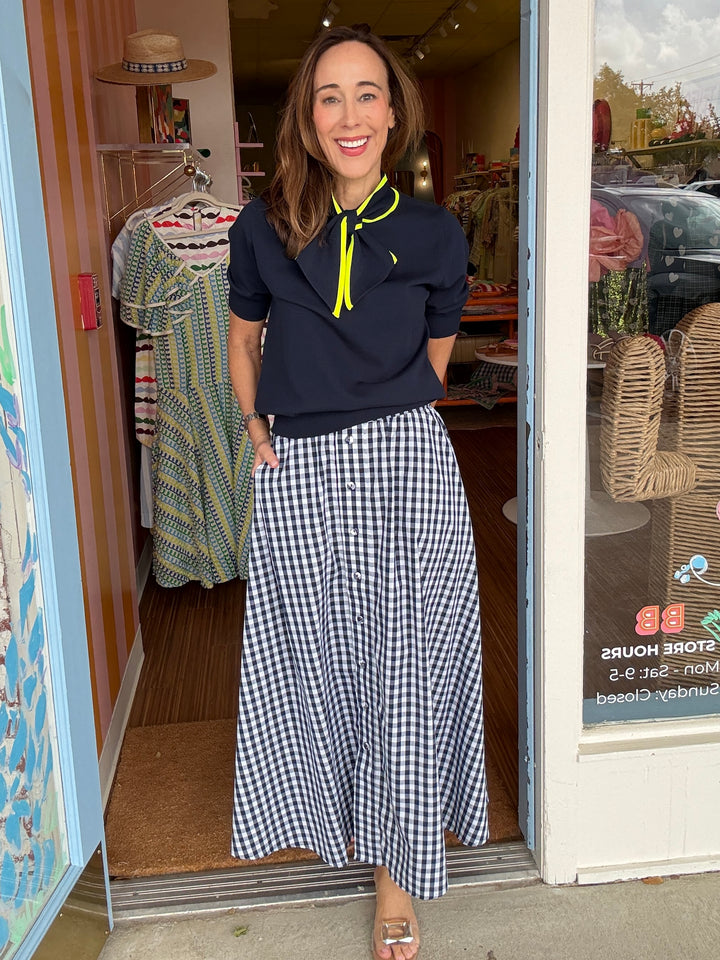 LUCY CHECK SKIRT