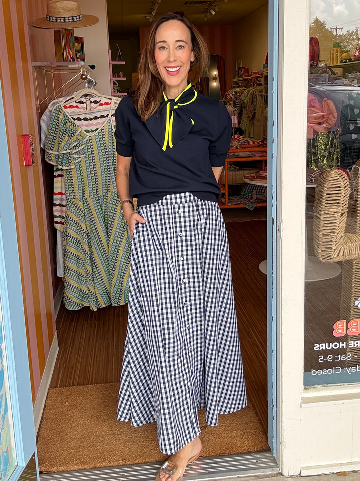LUCY CHECK SKIRT