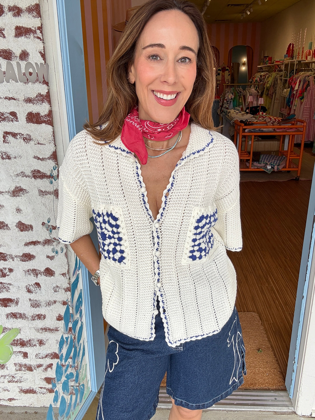 AVALON CROCHET SHIRT
