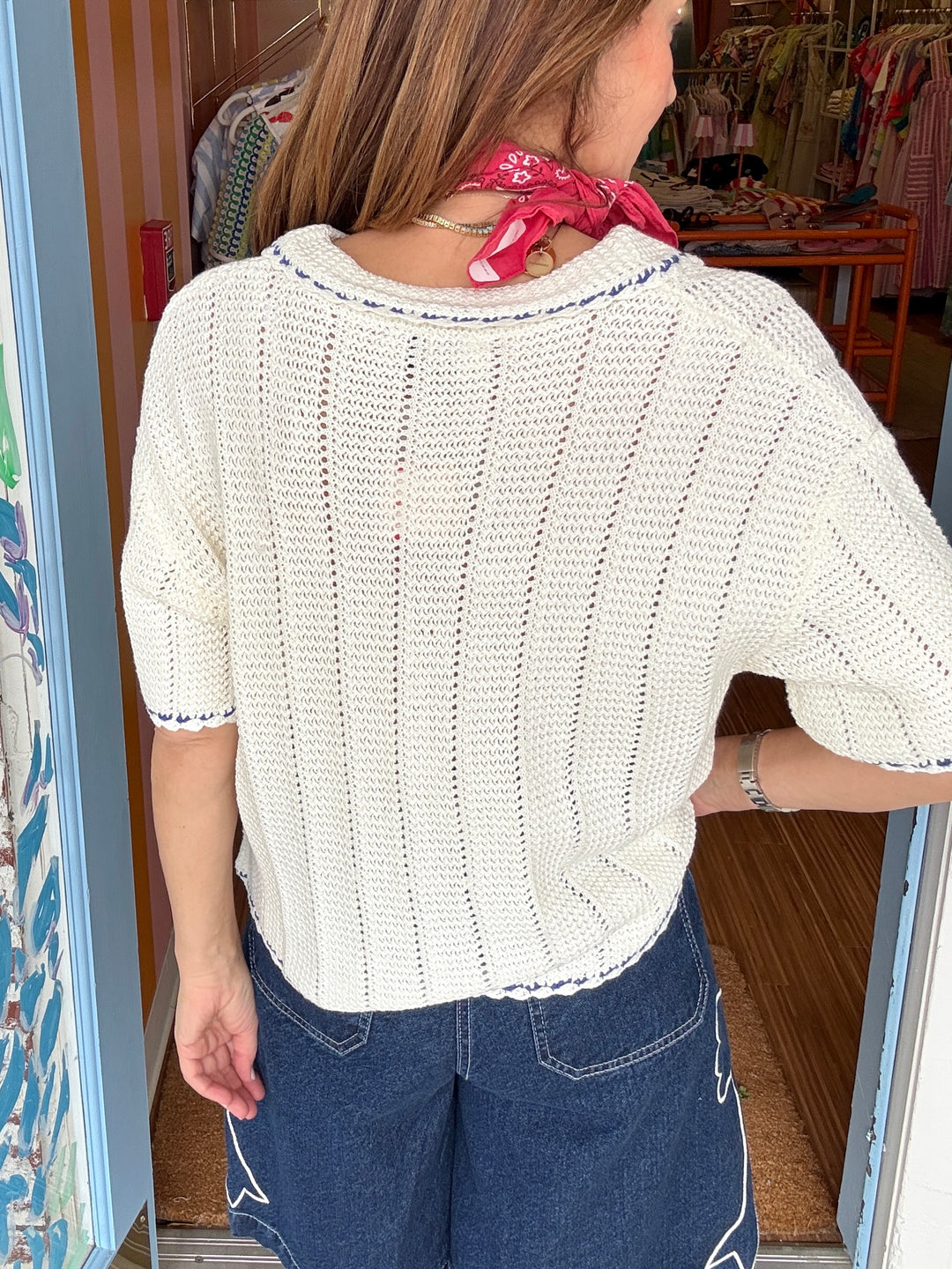 AVALON CROCHET SHIRT