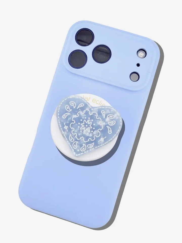 PAISLEY HEART BLUE GRIP