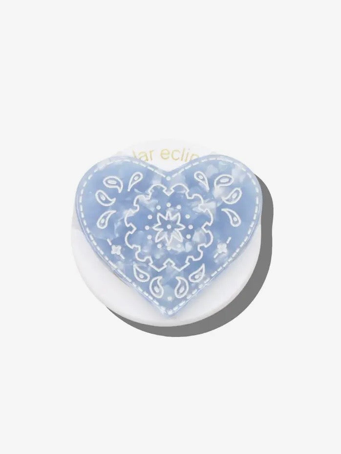 PAISLEY HEART BLUE GRIP