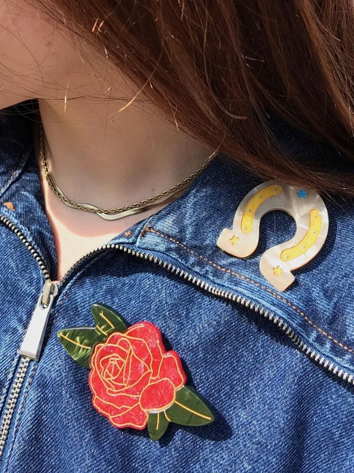 ROSE BROOCH PIN