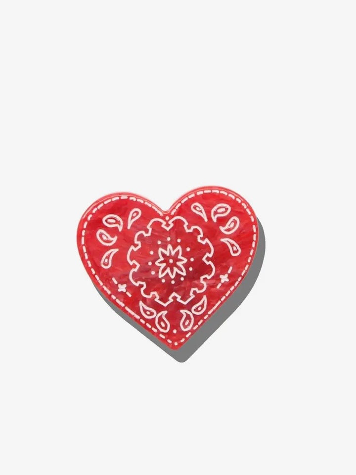 PAISLEY HEART PIN