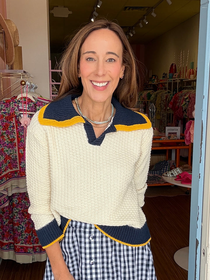 MATCH IVORY SWEATER