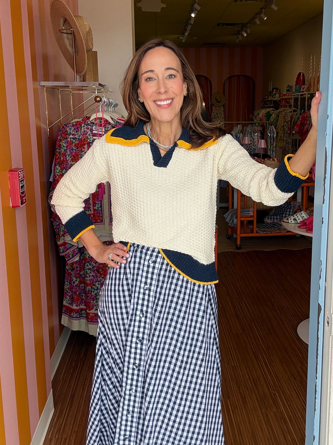 MATCH IVORY SWEATER