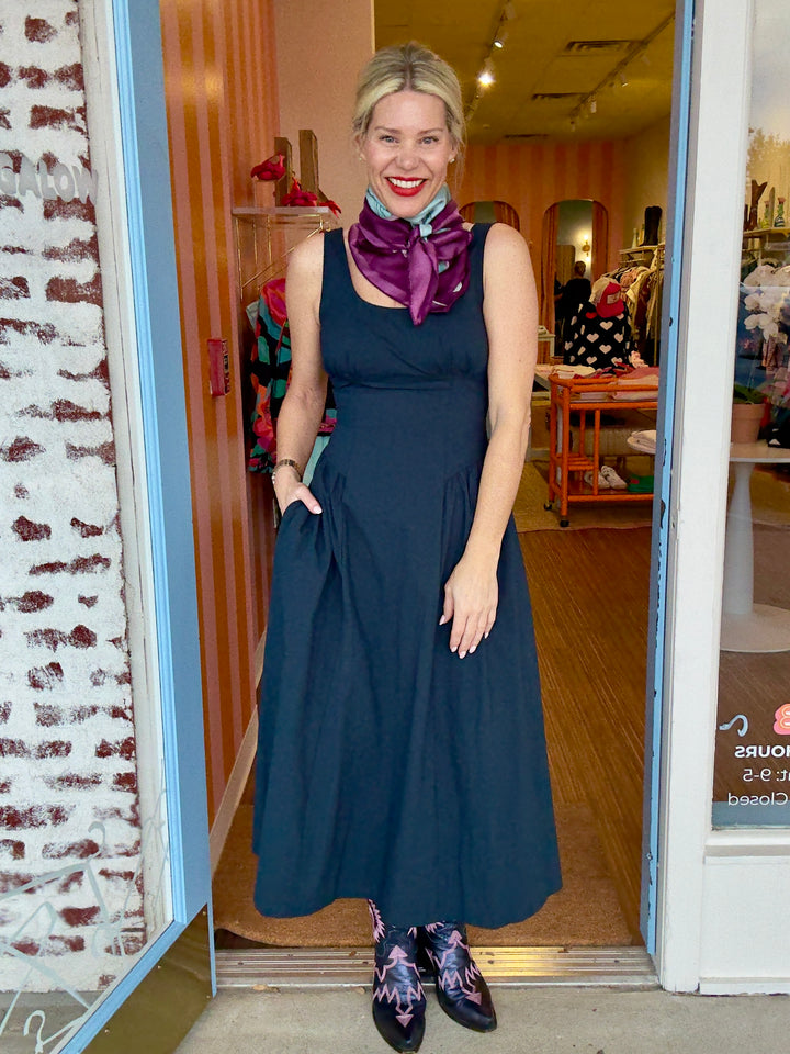 NORAH NAVY DRESS