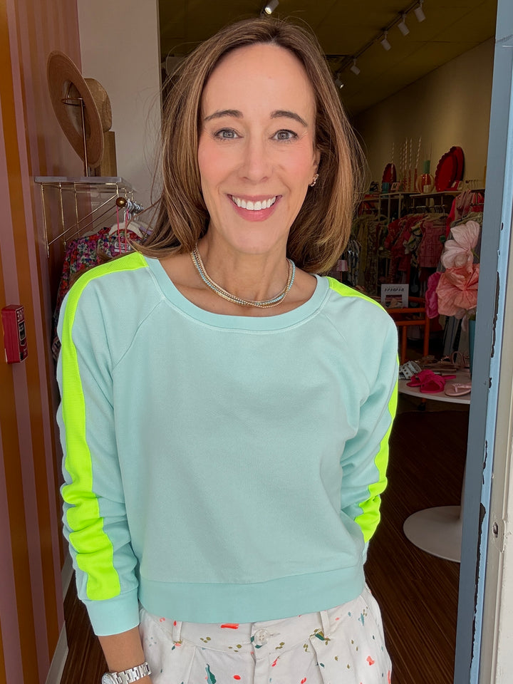 MOLONA AQUA SWEATSHIRT