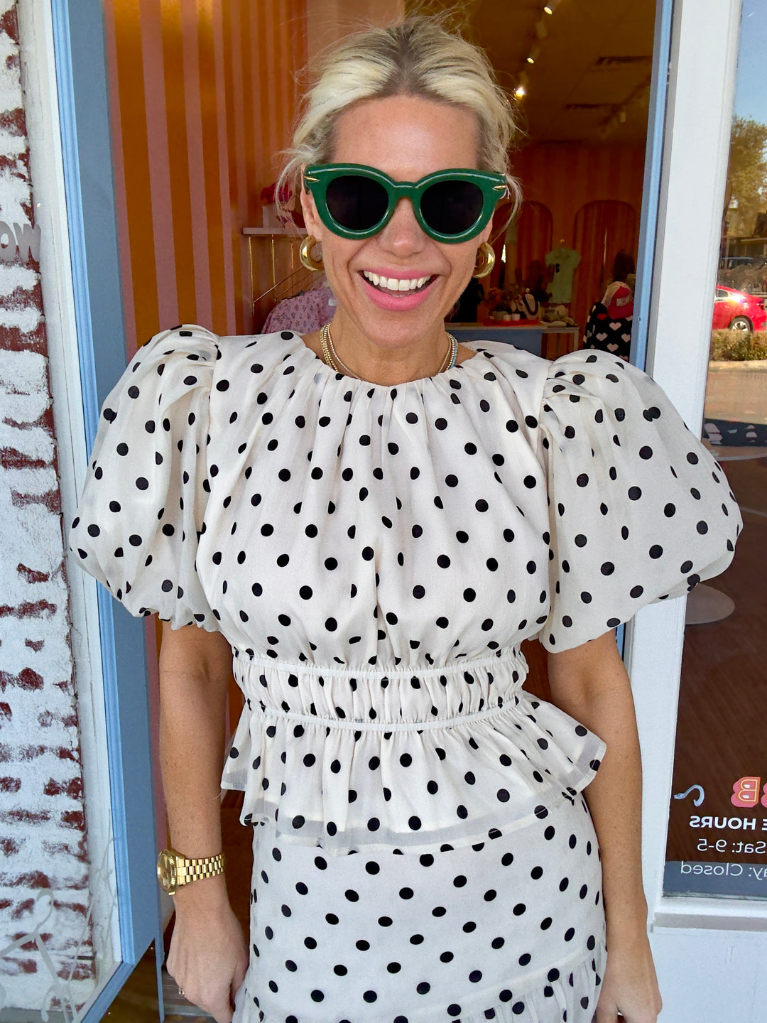 PENNY POLKA DOT TOP