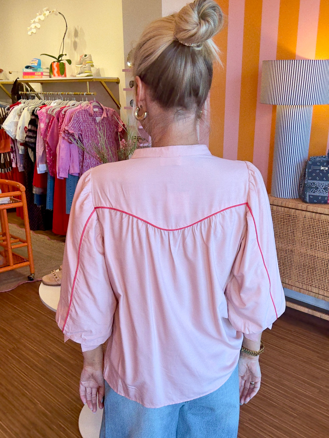 BUNNIE BLUSH BLOUSE
