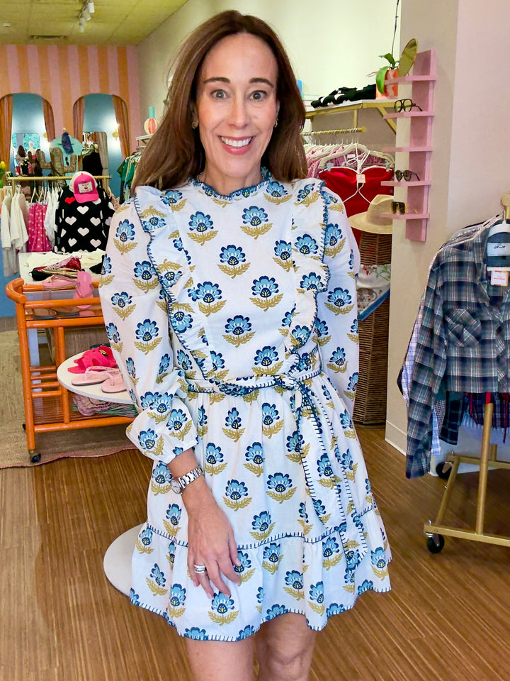 BAILEY BLOCK PRINT MINI DRESS