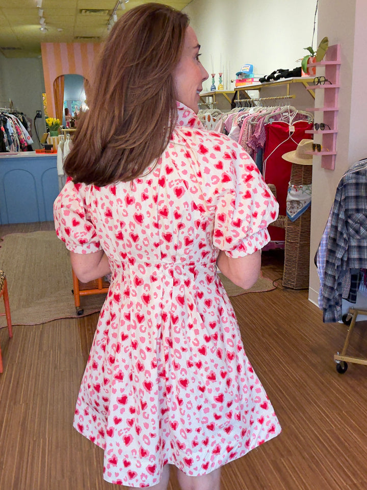 IKAT HEART DRESS