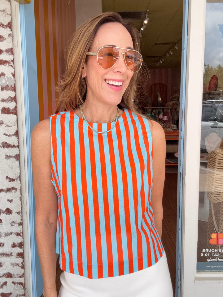 JAX SKY STRIPE TOP