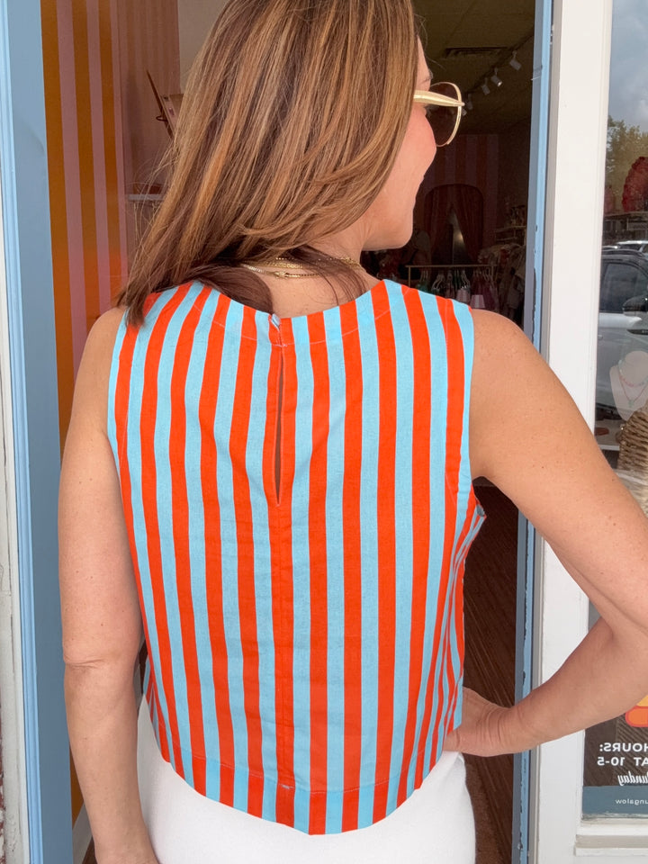 JAX SKY STRIPE TOP