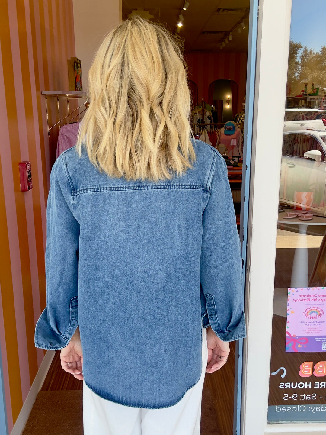 SUZANNE DENIM SHACKET