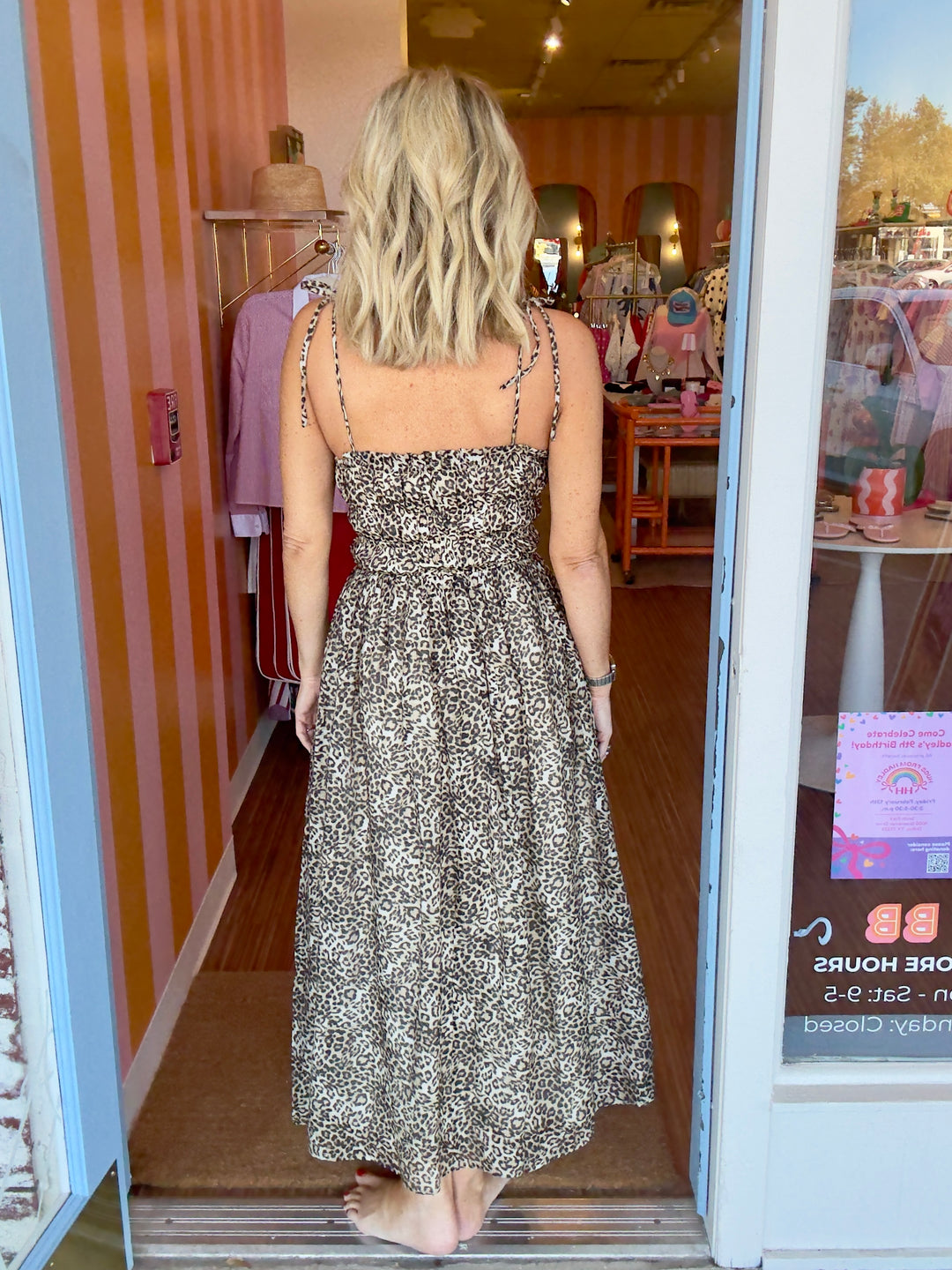 TAHLIA LEOPARD DRESS