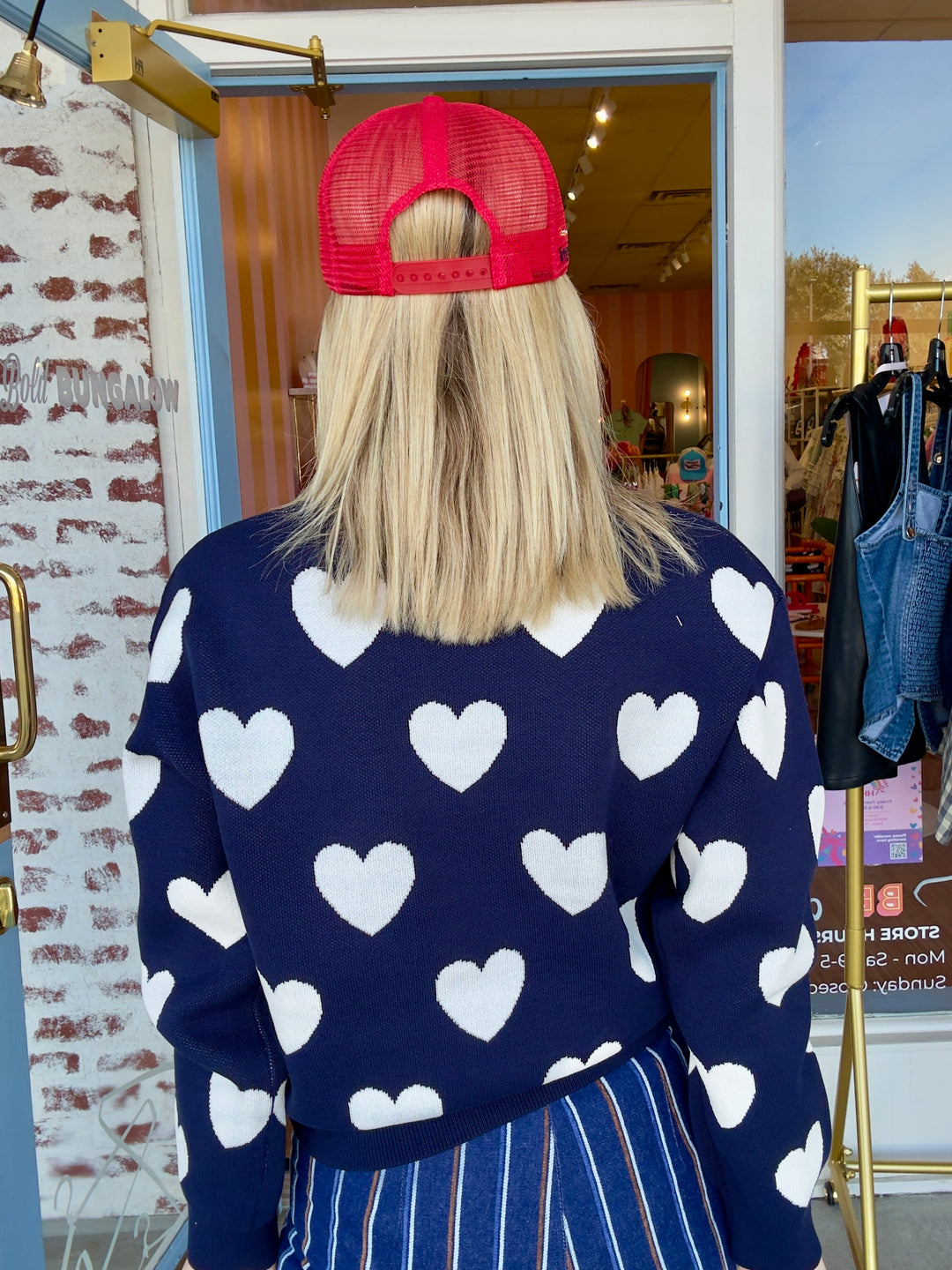 ATHENA HEART SWEATER