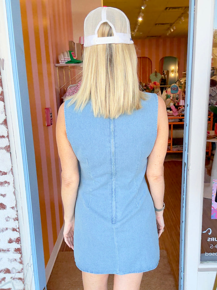 WAVERLY DENIM DRESS