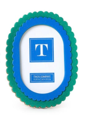 SCALLOP BLUE FRAME MD