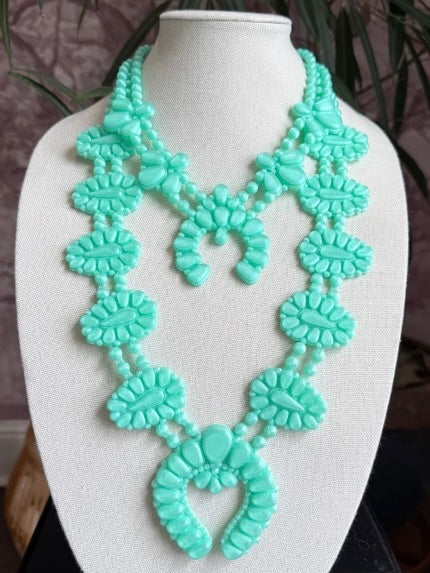 NIGHT BLOOM SQUASH BLOSSOM TURQUOISE