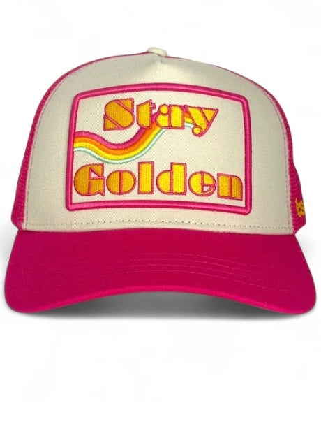 STAY GOLDEN TRUCKER HAT