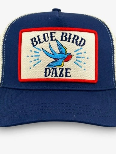 BLUE BIRD TRUCKER HAT