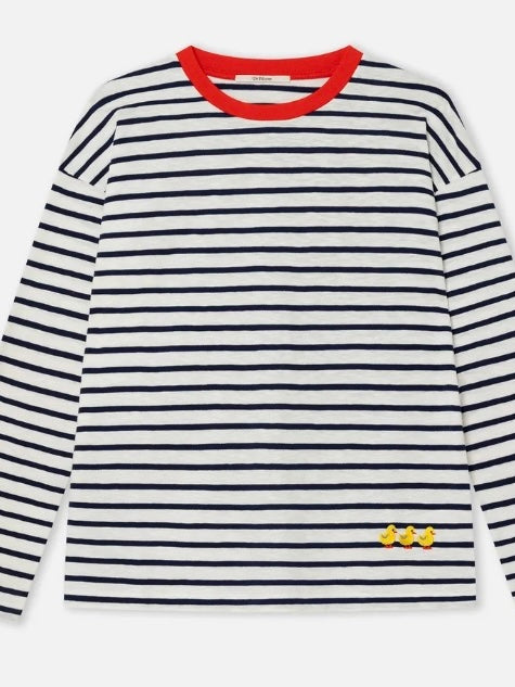 POLLI NAVY STRIPE TEE