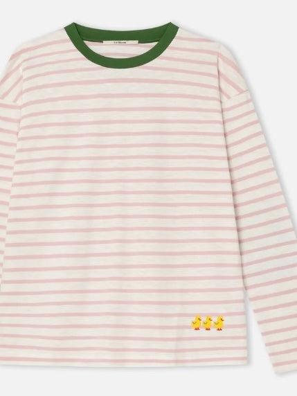 POLLI PINK STRIPE TEE