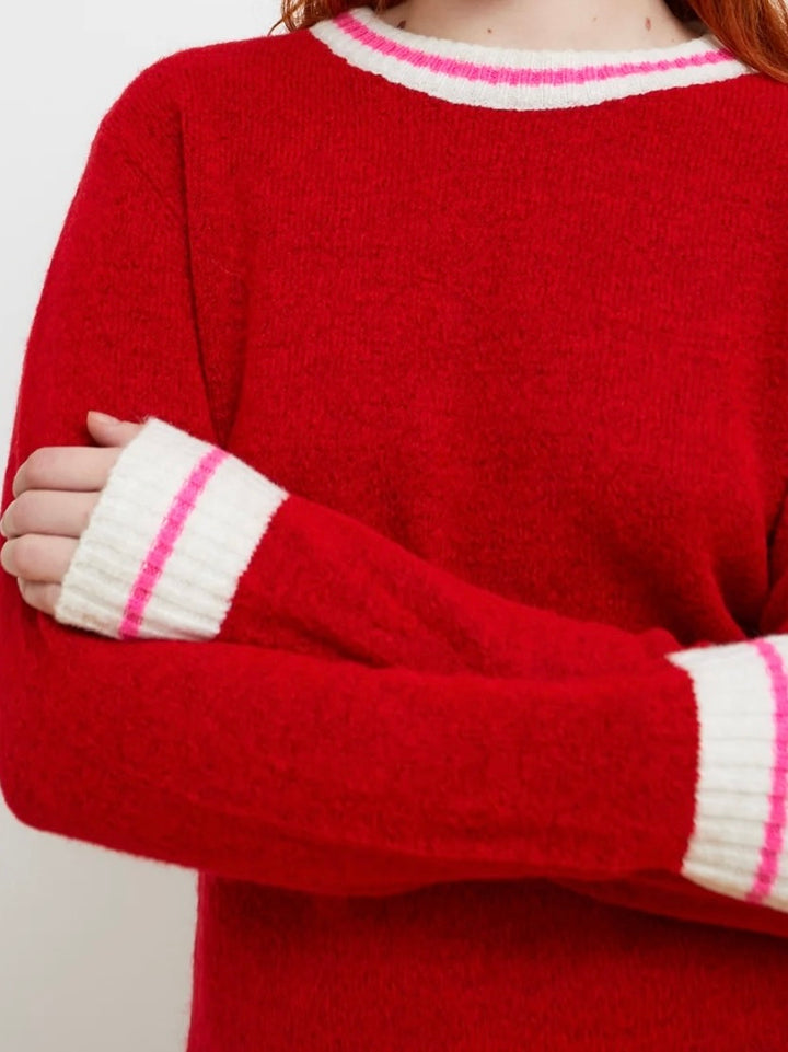 BERRY RED SWEATER