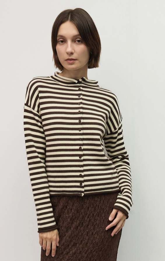 CECELIA STRIPE CARDIGAN
