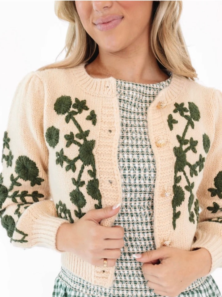 ROWAN IVORY CARDIGAN