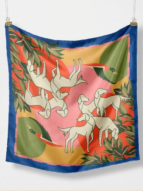 ON POINT SILK SCARF