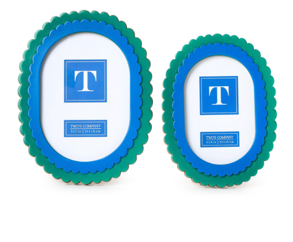 SCALLOP BLUE FRAME MD